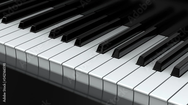 Obraz Piano keys Background