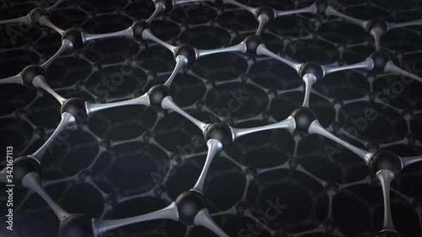 Obraz Graphene 3D Background