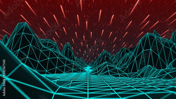 Obraz Retro Landscape 02