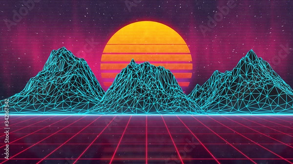 Obraz Retro Landscape 01