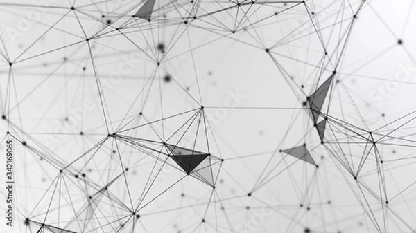 Fototapeta White Plexus Background 02