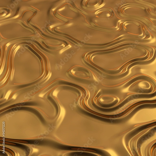 Obraz Abstract Golden Background 02
