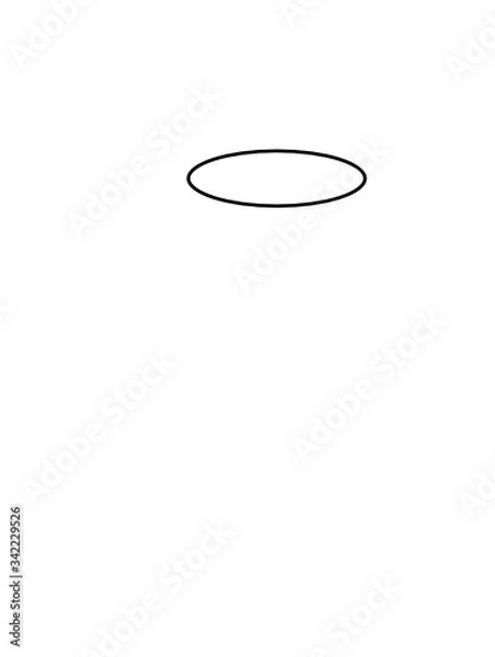 Fototapeta 3d render of a circle symbol made of spheres