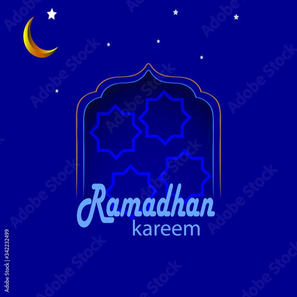 Obraz Ramadan kareem background banner vector