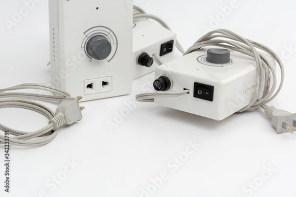 Obraz Power plug and Power outlet,