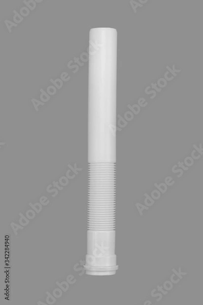 Fototapeta white plastic pipe