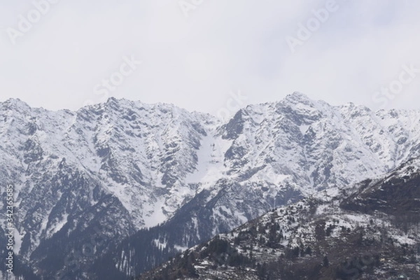 Obraz snow covered mountains