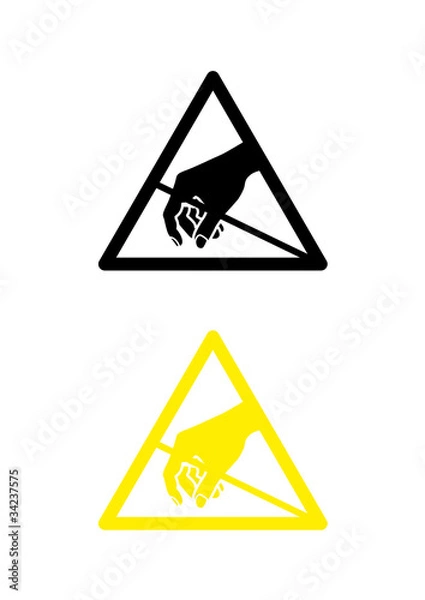 Obraz Antystatic Symbol