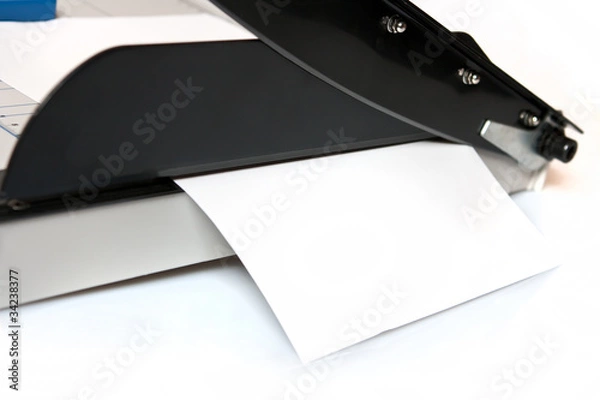 Obraz Papier Schneidemaschine