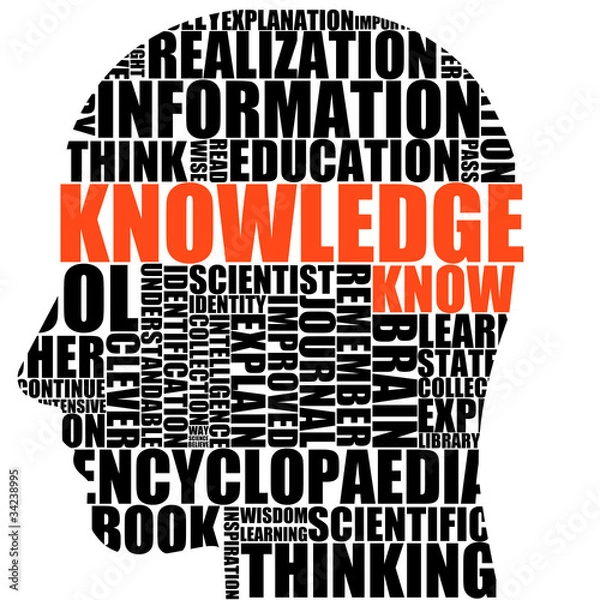 Obraz knowledge in your head