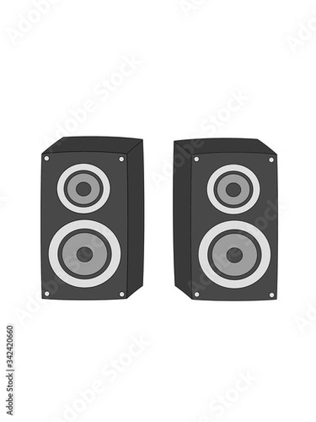 Fototapeta illustration of a speaker
