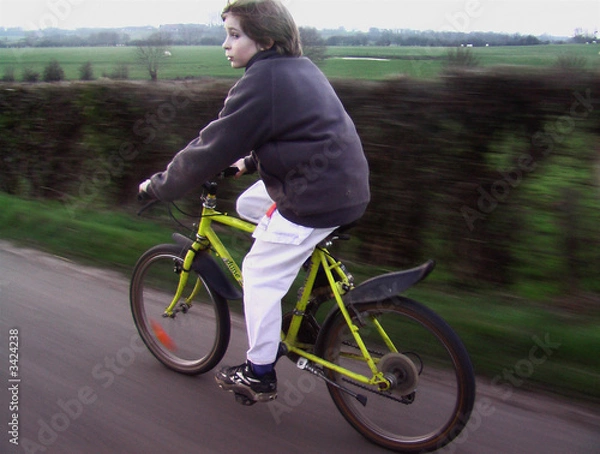 Fototapeta ballade en vélo