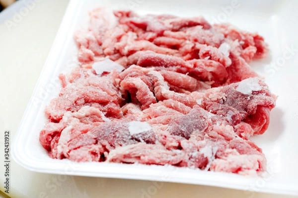 Obraz 冷凍豚肉（解凍中）