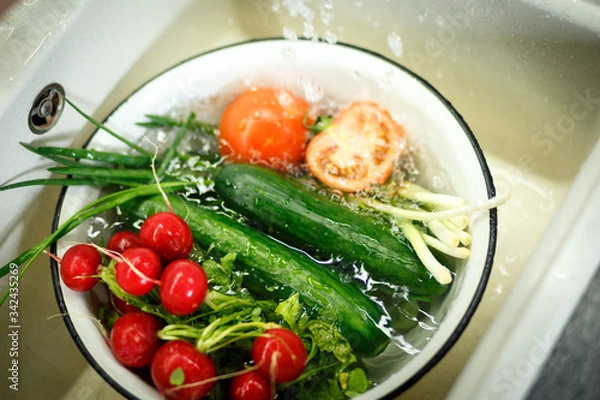 Obraz fresh vegetable salad