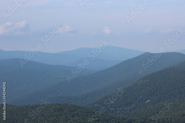 Obraz mountain landscape with clouds