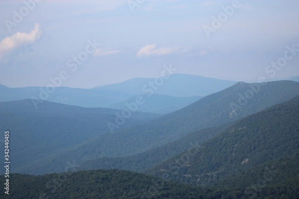 Obraz mountain landscape with clouds
