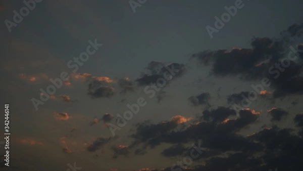Obraz Sunset clouds images Nature sky background