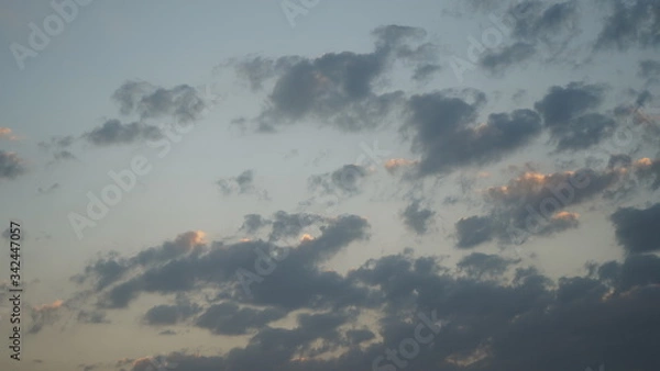 Obraz Sunset clouds images Nature sky background