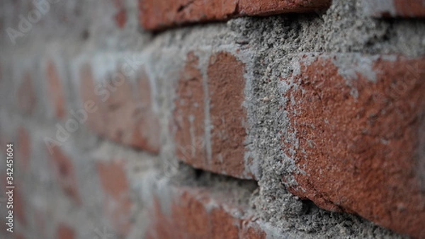 Obraz red brick wall texture background