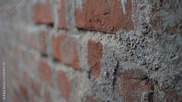 Obraz red brick wall texture background