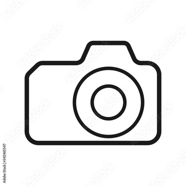 Fototapeta camera icon in trendy flat style