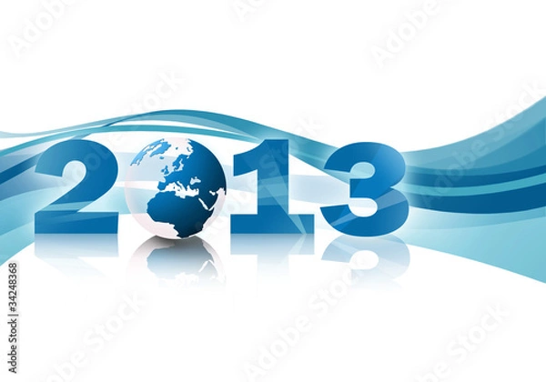 Fototapeta 2013 blue