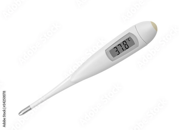 Fototapeta Digital electronic thermometer