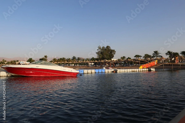 Obraz boat in the harbor