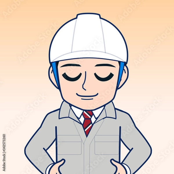 Obraz 現場監督のイラスト