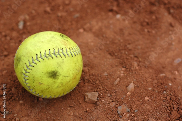 Obraz softball, well used