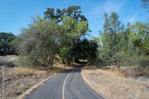Obraz 맑은 날 평화로운 트레킹 길 