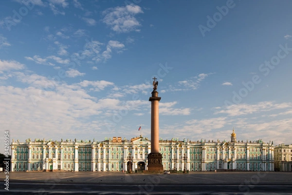Obraz Дворцовая площадь ранним утром. Санкт-Петербург