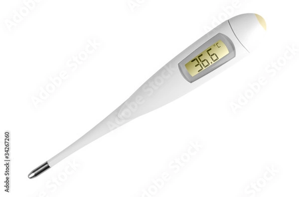 Fototapeta Digital electronic thermometer