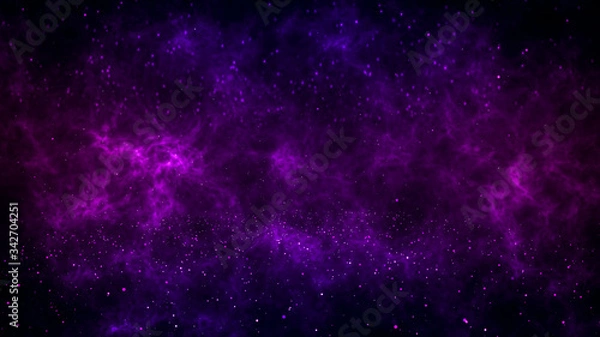 Fototapeta purple space background milky way shines on the whole galaxy