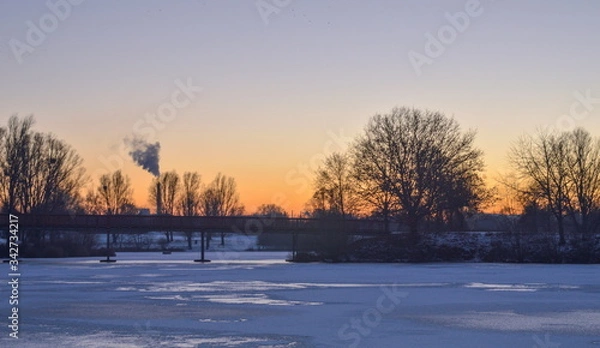 Obraz winter´s evening