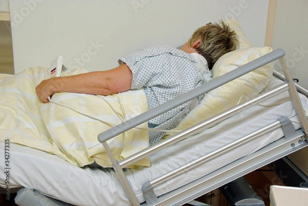 Fototapeta Krankenbett