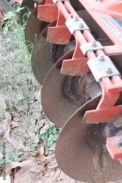 Fototapeta tractor shovel