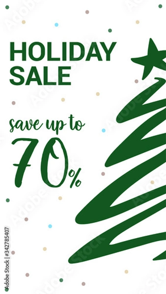 Obraz Save up to 70%, sale banner for your banner design sets.