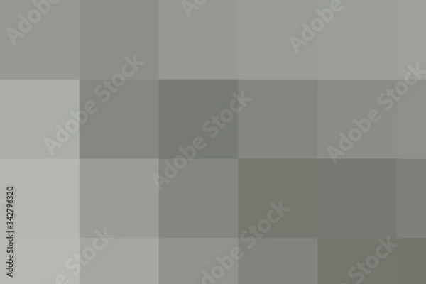 Fototapeta Gray gradient and square pattern background.Hi-tech geometric banner design with silver squares. Abstract metallic background.A gray background as an illustration.