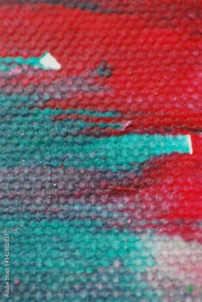 Obraz acrylic texture canvas paint color gold rust glitter green bright artwork drawing carnival
