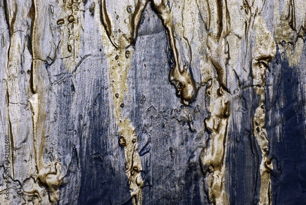 Obraz acrylic texture canvas paint color gold rust glitter green bright artwork drawing carnival
