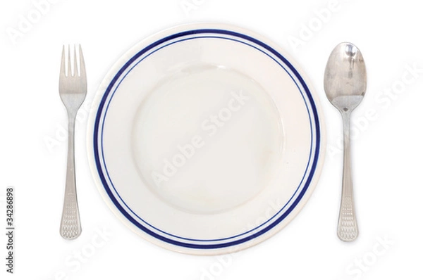 Fototapeta Simple diner set