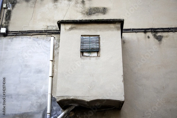 Fototapeta Closed wooden window