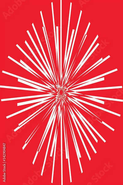 Obraz Flower vector background. Plant texture.Decorative print.