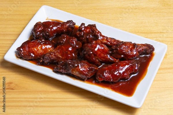 Obraz Alitas de pollo bbq