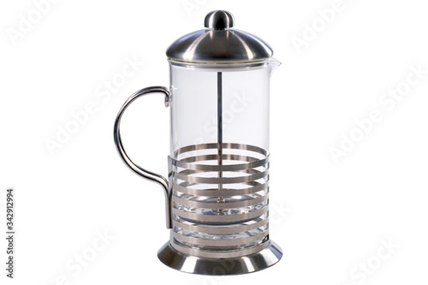 Obraz Teapot Isolated on a white background. Household kitchen appliances.