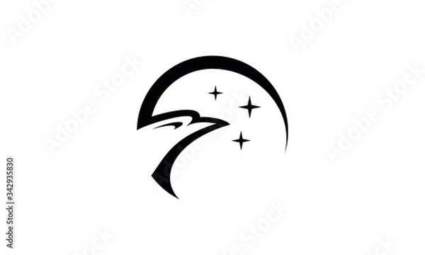 Fototapeta eagle vector logo