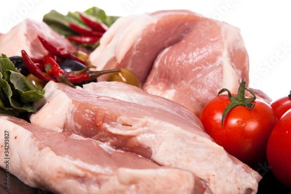Fototapeta pork. piece