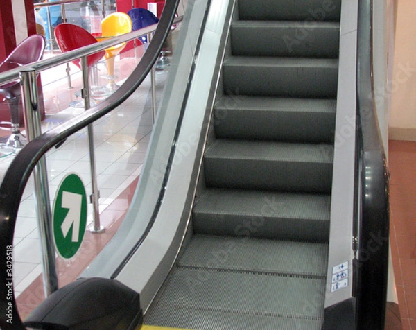 Fototapeta escalator