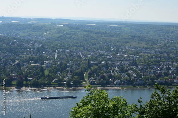 Obraz Königswinter Drachenfels Rheinblick